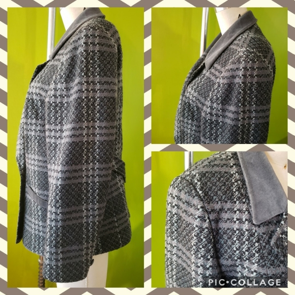 Vintage German-made Wool Double Breasted Blazer - Picture 2 of 6